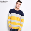 Trend Stripe Slim Fit Pullover Cotton Knitted Sweater Trend Stripe Slim Fit Pullover Cotton Knitted Sweater
