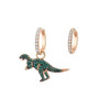Cute Animal Vintage Cubic Zirconia Dinosaur Earrings Cute Animal Vintage Cubic Zirconia Dinosaur Earrings