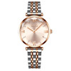 Luxury Crystal Waterproof Rose Gold Steel Strap Wrist Watches Luxury Crystal Waterproof Rose Gold Steel Strap Wrist Watches
