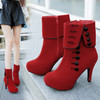 2020 Fashion Women boots high heels ,Seasonal female.