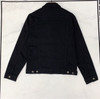black high quality embroidery denim jackets