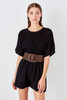 Black Back Low Cut Rompers
