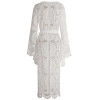 White Lace Cover Up Sashes Boho Bohemian Kimonos