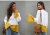Lantern Sleeve Jumper Long Sleeve Print Fluffy Boho Bohemian Sweaters