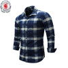 Plaid Cotton Casual Long Sleeve Turn down Collar Dress Shirts Plaid Cotton Casual Long Sleeve Turn down Collar Dress Shirts