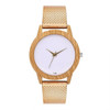Silicone Strap Wood Watches