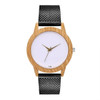 Silicone Strap Wood Watches
