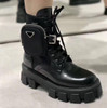 2020 Fashion Women Ankle Boots Autumn Lace Up High Quality Leather Boot Anti-slip Wear-resistant Comfortable Women Ankle Boot