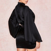 Black Sexy Mini Flare Long Sleeve Mini Dresses