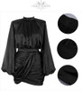 Black Sexy Mini Flare Long Sleeve Mini Dresses