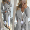 Cotton Blends Pockets Long Sleeve Lapel Collar Slim Casual coat
