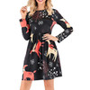 Women's cute printed swing Christmas dress long sleeve Christmas dress Women's cute printed swing Christmas dress long sleeve Christmas dress