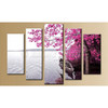 White Daisy Love, 5 Panel, 5D Diamond Painting Kit