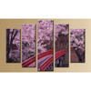 White Daisy Love, 5 Panel, 5D Diamond Painting Kit