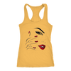 Red Nail Lips Tanks