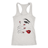 Red Nail Lips Tanks
