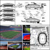 ★【Stadium CAD Design-Stadium,Gymnasium, track and field, playground, sports hall】@CAD Blocks,Autocad Blocks,Drawings,CAD Details