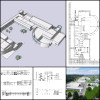 【World Famous Architecture CAD Drawings】Richard Meier - Weishaupt Forum