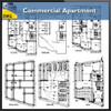 【Architecture CAD Projects】@Commercial Apartment