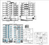 【Architecture CAD Projects】Apartment with Commercial building