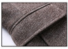 2019 Winter Men's Casual Wool Trench Coat Fashion Business Long Thicken Slim Overcoat Jacket Male Peacoat Brand Clothes 1717
