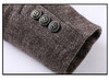 2019 Winter Men's Casual Wool Trench Coat Fashion Business Long Thicken Slim Overcoat Jacket Male Peacoat Brand Clothes 1717