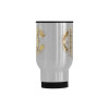 Custom Tumbler with handle Travel Mug (14OZ)