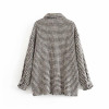 Winter Plaid Tweed Jackets Coats