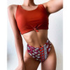 Sexy High Waist Bikini High Neck Swimsuit Women  Printed Bikini Sexy High Waist Bikini High Neck Swimsuit Women  Printed Bikini