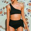 New Women Sexy Swimsuit One Shoulder Female