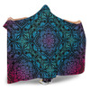 Bohemian Rainbow (Black) - Hooded Blankets