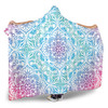 Bohemian Rainbow (White) - Hooded Blankets