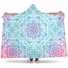 Bohemian Rainbow (White) - Hooded Blankets