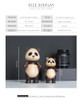 Wooden Panda Figurines
