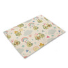 Avocado Cotton Linen Placemats