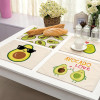 Avocado Cotton Linen Placemats