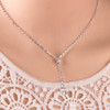 Women Jewelry Set conjunto feminino Necklace + Earrings Women Fashion Wedding Bridal Rhinestone Crystal Necklace Jewelry #125
