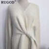 Cashmere V Neck Knitted Dress