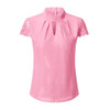 Hollow Chiffon Short Sleeve Splice Lace Tops Blouse