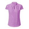 Hollow Chiffon Short Sleeve Splice Lace Tops Blouse