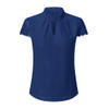 Hollow Chiffon Short Sleeve Splice Lace Tops Blouse