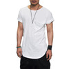 Brand Casual Clothing Fitness t shirt Men Fashion Extend Hip Hop Dance Summer