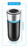 PurifyHouse™ Car Air Carbon HEPA Filter Purifier Ionizer