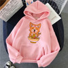 Kawaii Shiba Inu Harajuku Hoodie in Retro 90s Style
