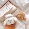 Kawaii Plush Poodle Doge AirPods Case Protector