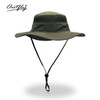 Breathable Mesh Polyester Wide Brim Bucket Hat (Unisex)  - 12 Colors