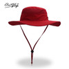 Breathable Mesh Polyester Wide Brim Bucket Hat (Unisex)  - 12 Colors