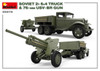 MiniArt Military Models 1/35 WWII Soviet 2-Ton 6x4 Truck & 76mm USV-BR Gun (New Tool) Kit