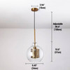 Bayet Glass Ball Pendant Lights