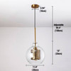 Bayet Glass Ball Pendant Lights